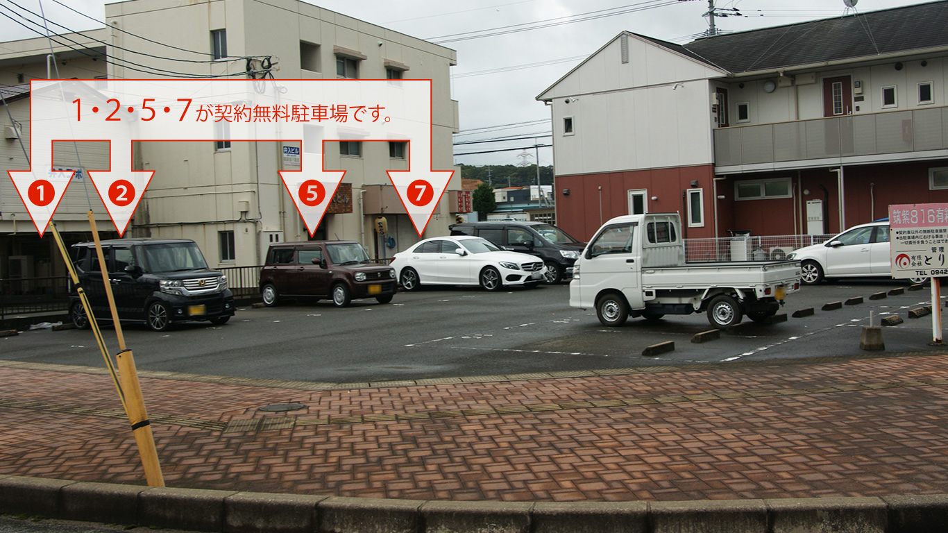 なかよし歯科クリニック駐車場地図